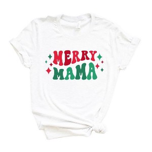 Simply Sage Market Women's Merry Mama Stars Short Sleeve Graphic Tee - 1 of 4