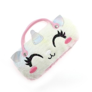 Unique Bargains Cartoon Eyeglasses Case Assorted Color 1 Pc - 1 of 4