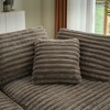 120.9" Oversized Chenille Tufted Curved L-Shaped Modular Sectional Sofa with Right Arm Chaise Lounge, No Assembly Required - 4 of 4