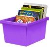 Storex 4 Gallon Storage Bin, Purple - 3 of 4