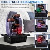 Decorative LED Water Fountain for Relaxation with Adjustable Flow, Compact Design, Indoor Use - 4 of 4