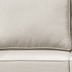 beige cushion/gray wicker