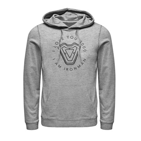 Iron man sale hoodie men's