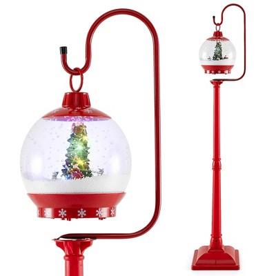 Tangkula 68" Christmas Street Lamp Sound-activated Spinning Street Light Decoration