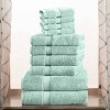Luxury Cotton Heavyweight Ultra-Plush 10 Piece Towel Set by Blue Nile Mills - 2 of 4