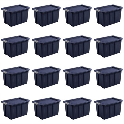 Sterilite Tuff1 18 Gallon Plastic Stackable Basement, Garage, Attic ...