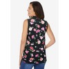 Woman Within Plus Size Sleeveless Polo Tunic - 3 of 4