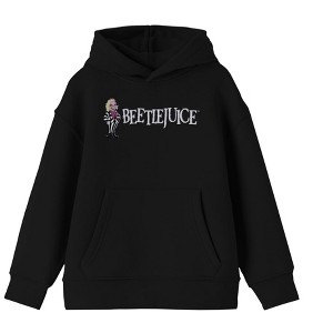 Simple Beetlejuice Logo Youth Boy's Black Hoodie - 1 of 1
