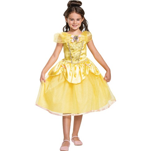 Disguise Girls' Classic Beauty And The Beast Belle Dress Costume : Target