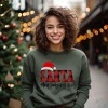 Simply Sage Market Women's Graphic Sweatshirt  Santa Stop Judging Me Plaid - 2 of 4