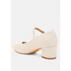 Antara Tweed Mary Jane Women Sandals - 4 of 4