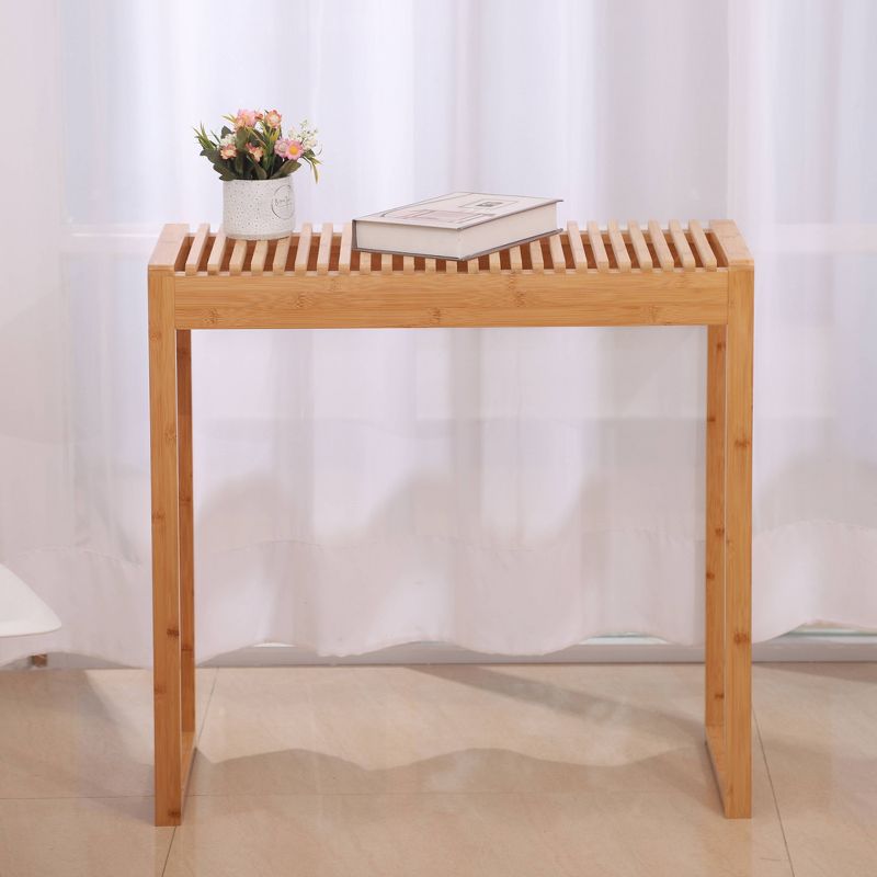 Cambridge Bamboo Entryway Console Table Natural - Proman Products, 4 of 8