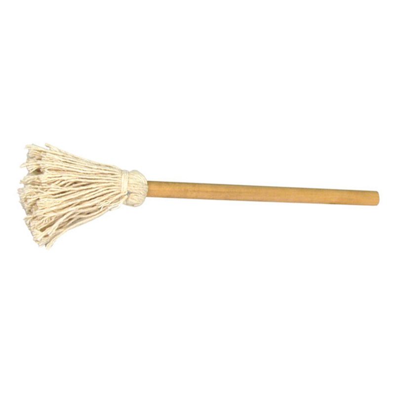 Winco Oil Mop for Basting, Cotton Fiber, Wooden Handle, 13?, 3 of 6