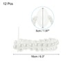 Unique Bargains Pearl Elastic DIY Wedding Bracelets White - 2 of 4