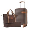 Vynxaria 3Piece Carry-On Luggage Set: Airline-Approved Hardside Suitcase, Weekender/Toiletry Bags, TSA Lock, Spinner Wheels - 2 of 4