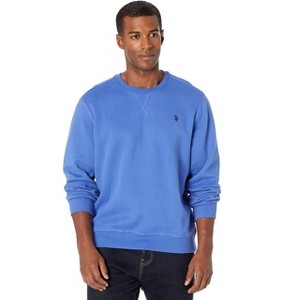 U.S. Polo Assn. Men's Long Sleeve Popover Crew Neck Fleece Sweatshirt - 1 of 3