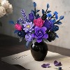 887pcs Gothic Black Roses Bouquet Building Set with No Vase for Adults and Kids Aged 12+ - 4 of 4