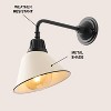 JONATHAN Y Croydon Farmhouse Industrial Indoor/Outdoor Iron LED Gooseneck Arm Outdoor Sconce - 3 of 4