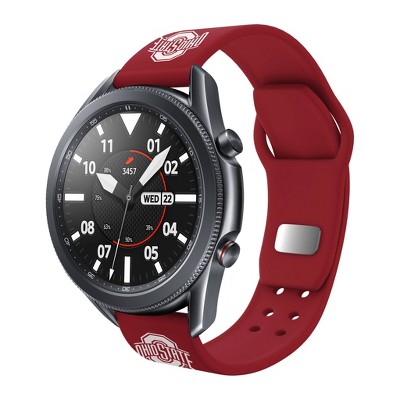 NCAA Ohio State Buckeyes Samsung Watch Compatible Silicone Band - 22mm