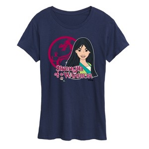 Women's - Disney Princess - Strength Of A Warrior Short Sleeve Graphic T-Shirt - 1 of 4