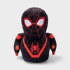 Kids' Marvel Spider-Man 3D Plush Slippers - Black - 4 of 4