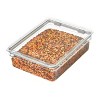 iDESIGN Large Short Dry Goods Storage Bin The Fresh Collection Clear Bin: Plastic Kitchen Cabinet Organizer, 11"x8"x3" - 2 of 4