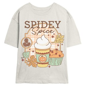 Marvel: Spider-Man Womens Fall Halloween Spidey Spice Fall Skimmer T ...