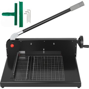 VEVOR Paper Cutter 12Inch A4 Commercial Heavy Duty Paper Cutter 300 Sheets 45HRC Hardness Stack Cutter Metal Base Desktop Stack Cutter (A4),Black - 1 of 4
