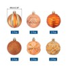 Unique Bargains Plastic Party Wedding Christmas Decorative Hanging Ornament Balls 2.4" 12 Pcs - 2 of 4