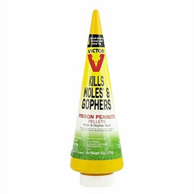 Victor Mole & Gopher Poison Peanuts – Effective and Easy-to-Use Pest Control Solution for Moles and Gophers, 6oz