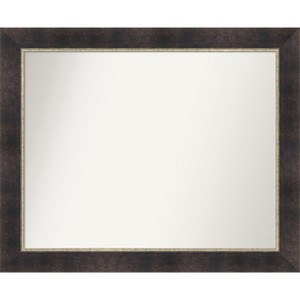 Amanti Art Odin Antique Bronze Non-Beveled Wood Framed Bathroom Vanity Wall Mirror - 1 of 4