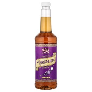 ChocZero Premium Syrup, Lavender, Sugar Free, 25.4 fl oz (750 ml