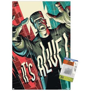 Trends International Frankenstein - It's Alive by César Moreno Unframed Wall Poster Prints - 1 of 4