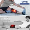 YEVYO Heated Knee Massager for Knee Pain Relief, Heated Knee Brace for Christmas Gifts for Men Women Dad Mom - 3 of 4