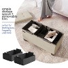 StorageBud Storage Ottoman for Bedroom End of Bed, Fabric Storage Bench, Large Storage Ottoman Bench, Entryway Bench with Storage - 2 of 4