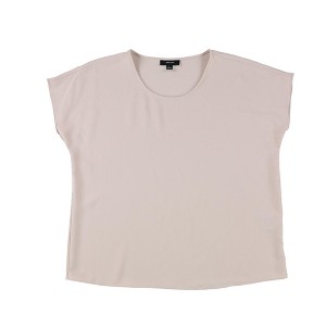 Alfani Womens Solid Scoop Neck Basic T-Shirt - 1 of 2