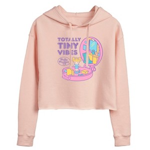 Women's - Polly Pocket - Totally Tiny Vibes Cropped Graphic Hoodie - 1 of 3