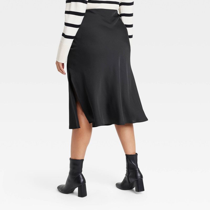 Women's A-Line Midi Slip Skirt - A New Day™, 3 of 10
