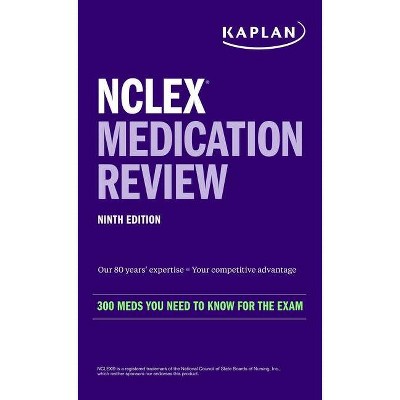 NCLEX Medication Review - (Kaplan Test Prep) 9th Edition by  Kaplan Nursing (Paperback)