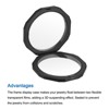 Unique Bargains ABS frames and Flexible TPU Jewelry Box 2 Pcs - 4 of 4