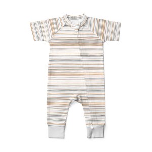 Goumikids Baby Viscose From Rayon + Organic Cotton S/s Romper - 1 of 4