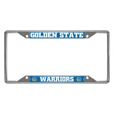 NBA Golden State Warriors Stainless Steel License Plate Frame