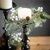 Artificial Pine Leaf And Berry Mini Accent Wreath Multicolor 11"H - 3 of 4