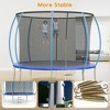 Trampoline 10FT 12FT 14FT 16FT, Trampolines for Kids & Adults - 3 of 4