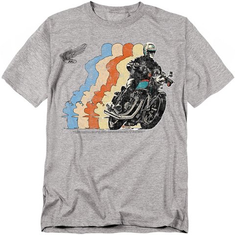 Мужские футболки Honda Men's Honda Retro Honda T-Shirt, Athletic Heather, X Large
