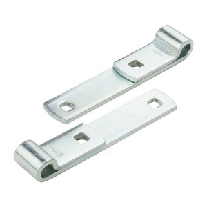 National Hardware 1-1/4 in. W X 6-1/4 in. L Zinc Plated Steel Screw Hook/Strap Hinges 2 pk - 1 of 1