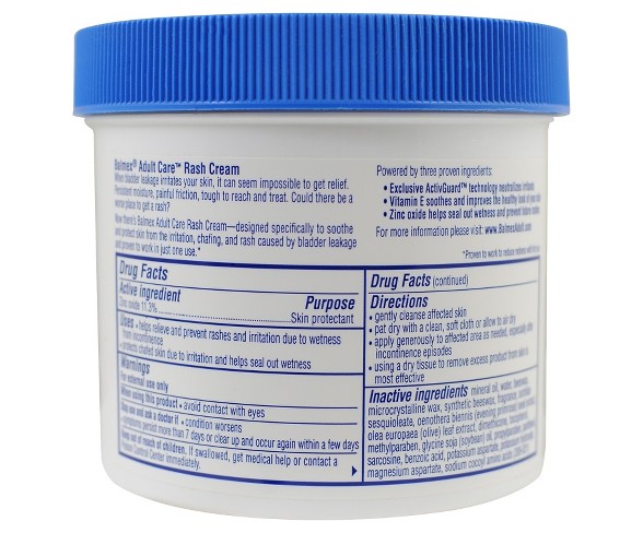 Balmex Adult Care Rash Cream - 12oz