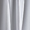 84"x50" Martha Stewart 2pk 84" Lido Linen Blackout Tab Lined White - 4 of 4