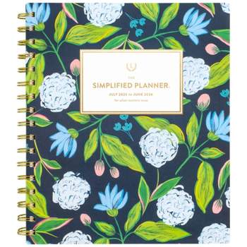 Emily Ley for At-A-Glance 2023-24 Academic Planner 8.75"x6.875" Weekly/Monthly Navy Floral