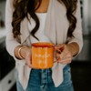 Sweet Water Decor Pumpkin Spice Orange Metal Coffee Mug -18oz - 3 of 4